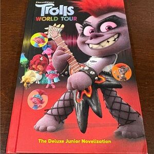 Dreamworks Trolls World Tour Adventure Book - Red and Purple